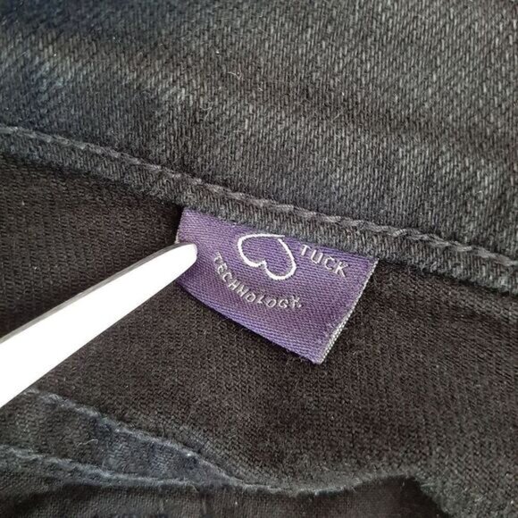 NYDJ Lift & Tuck High-Rise Bootcut Black Jeans Sz 14 - Picture 11 of 13